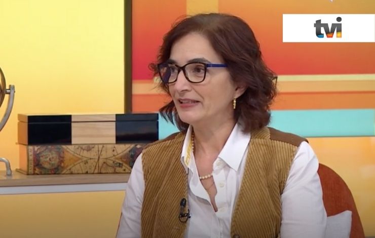 Professora Elvira Fortunato no programa "Esta Manhã", da TVI