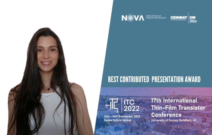 Maria Pereira vence ITC 2022 - Best Contributed Presentation Award