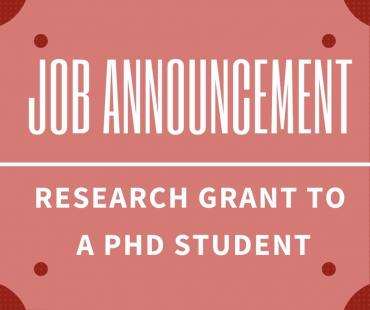 Announcement to Award a Research Grant to a PHD Student