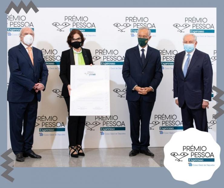 Presidente da República entregou o Prémio Pessoa a Elvira Fortunato