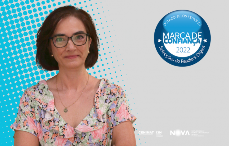 Elvira Fortunato - Eleita personalidade de Confiança em Investigação Científica 2022