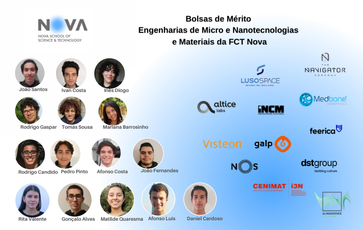 Bolsas de Mérito Engenharias de Micro e Nanotecnologias e Materiais da FCT Nova