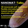 NANOMAT-Talk #21 | 4D mesoscale self-assembled flexible microelectronics toward medical tools and electronic skin