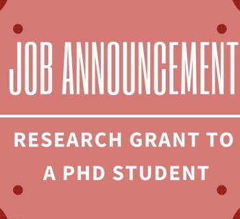 Announcement to Award a Research Grant to a PHD Student