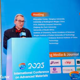 Professor Rodrigo Martins Opens the International Conference on Advanced Materials in Ningbo, China