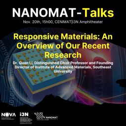 NANOMAT-Talk #13 | Responsive Materials: An Overview of Our Recent Research